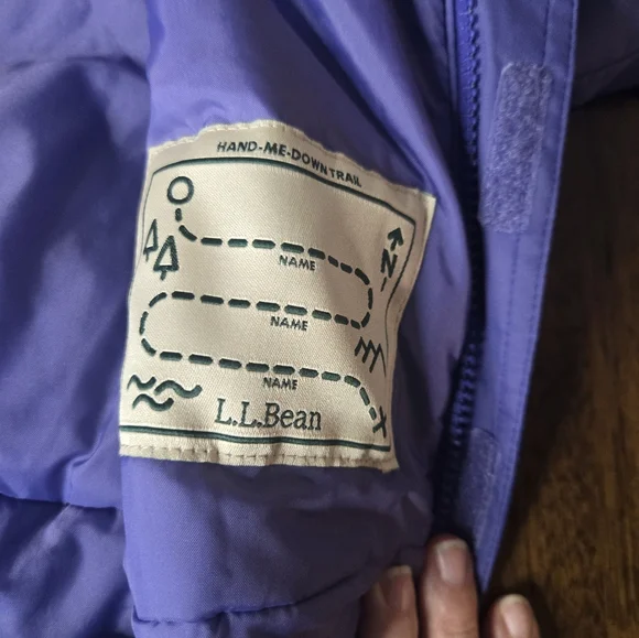 L.L. Bean Purple Snowsuit with Hood 2T - Picture 5 of 5